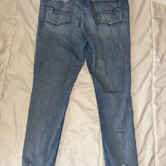 Distressed Blue Jeans - Picture 2 of 5